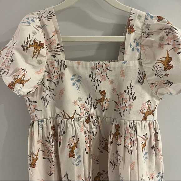 VGUC Girls Disney Bambi 100% Cotton Dress M (8) - Picture 2 of 4